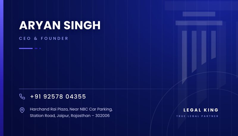 Aryan Singh visiting card